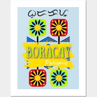 Baybayin word Boracay Philippines Posters and Art